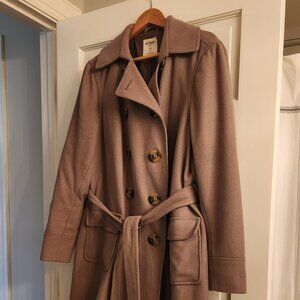 Old Navy Khaki Trench Coat - 1X